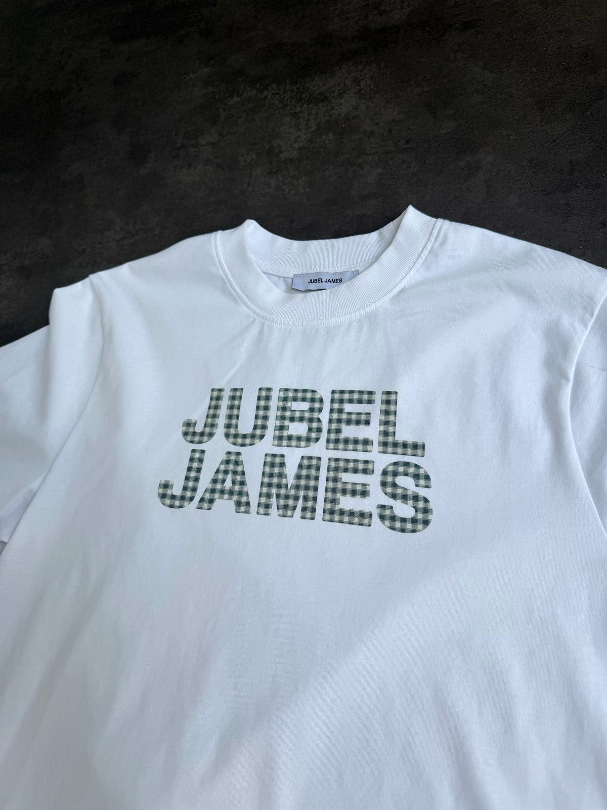 Jubel James Plaid Print T-Shirt