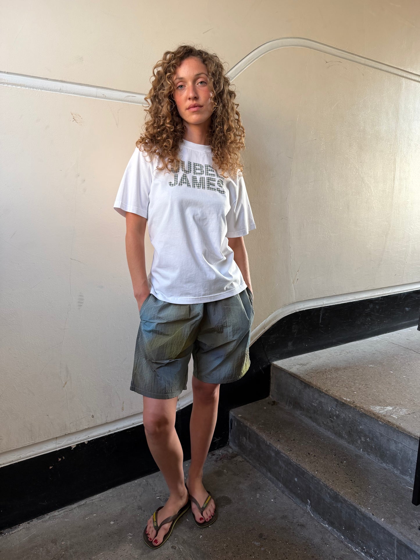 Jubel James Plaid Print T-Shirt